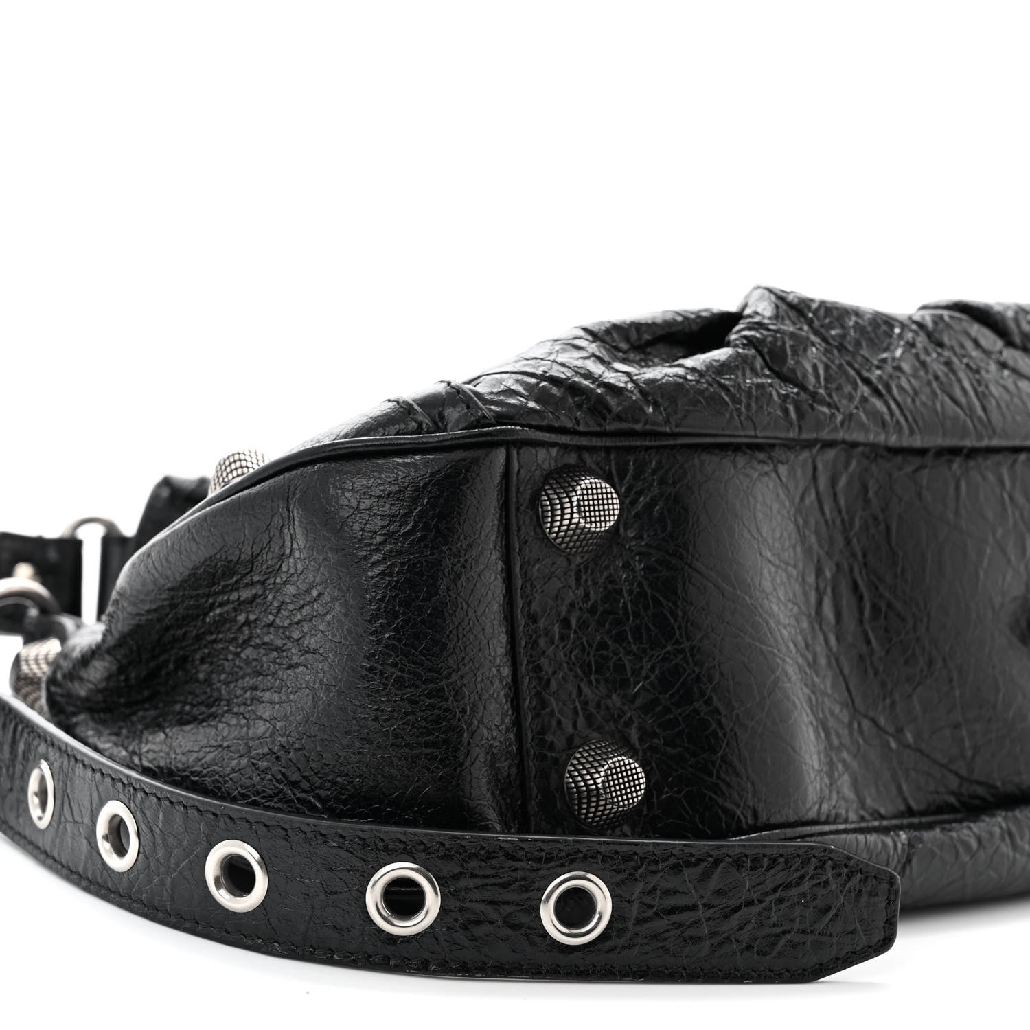 Balenciaga Agneau Arena Small Le Cagole Shoulder Bag Black 9 of 10