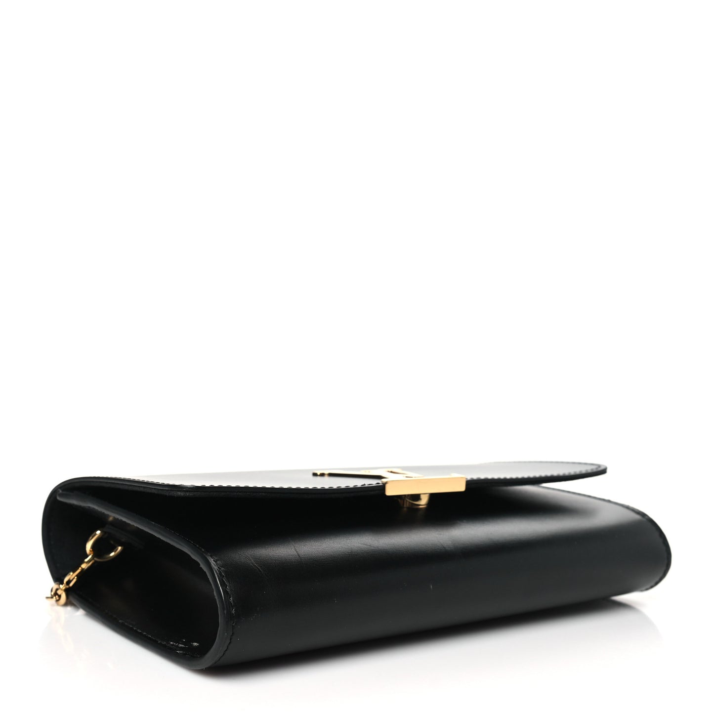 Calfskin Chain Louise GM NM Black
