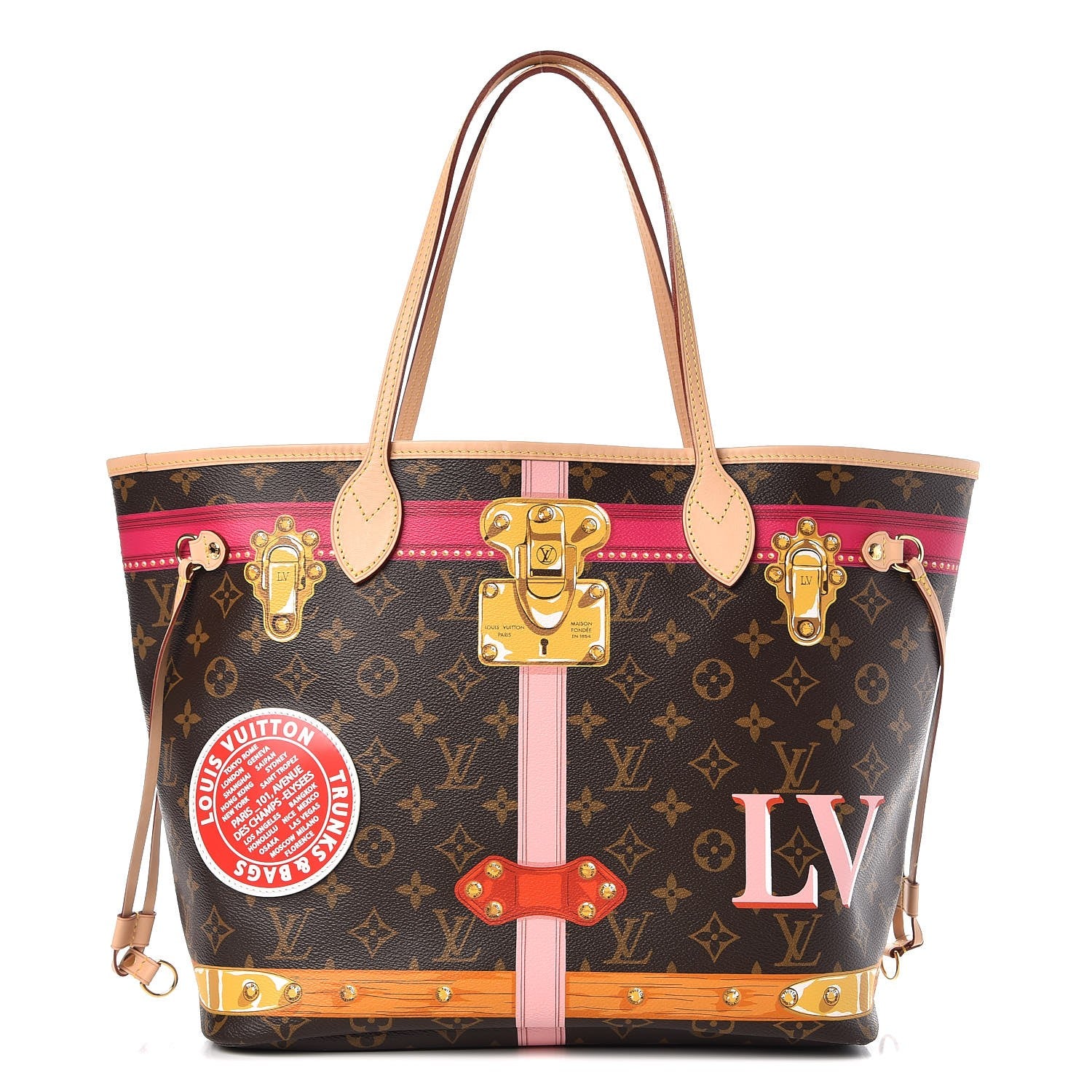 Louis Vuitton Monogram Summer Trunks Neo Neverfull MM 1 of 9