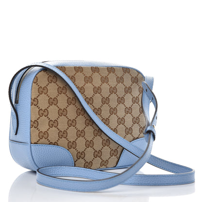 Gucci Monogram Mini Bree Messenger Bag Beige Mineral Blue 3 of 9