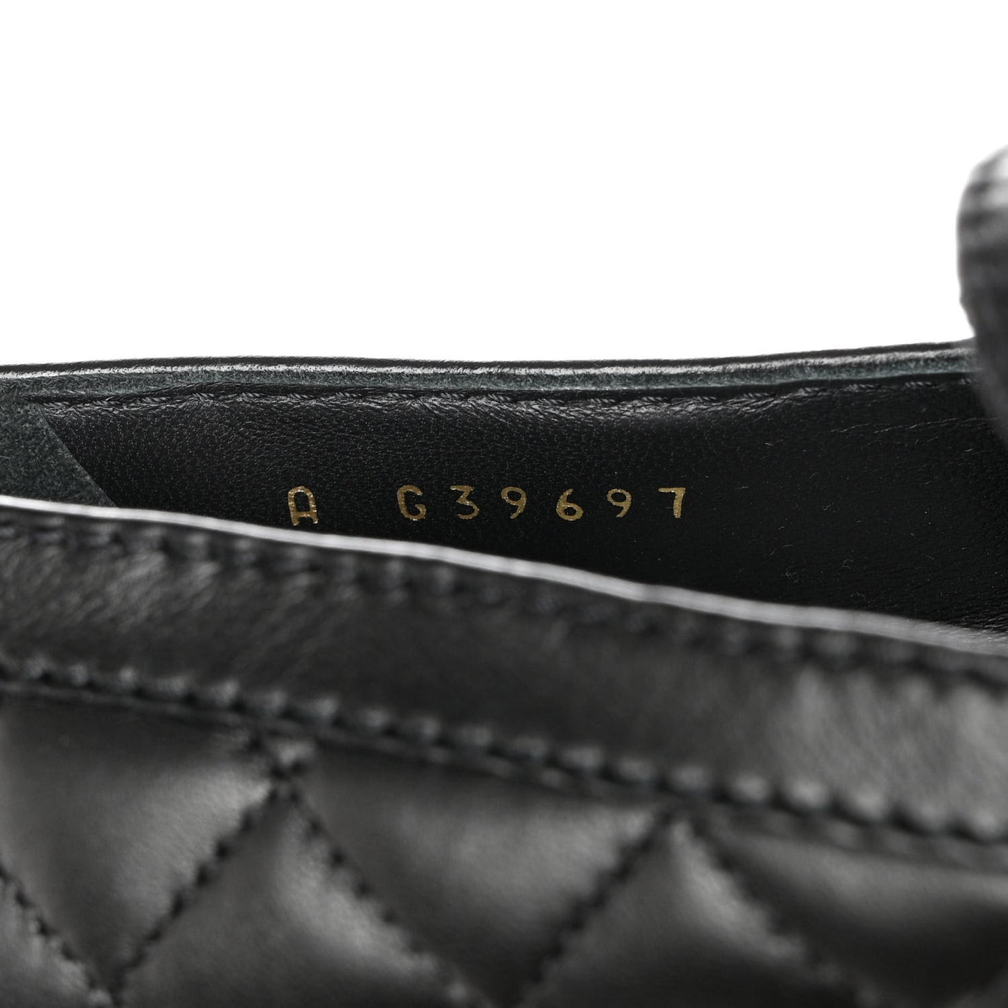 Lambskin Quilted CC Heart Loafers 40 Black