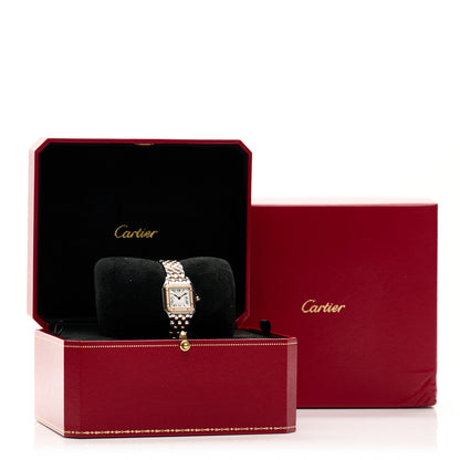Cartier Stainless Steel 18K Pink Gold Diamond 22mm Panthere Quartz Watch 5 of 5