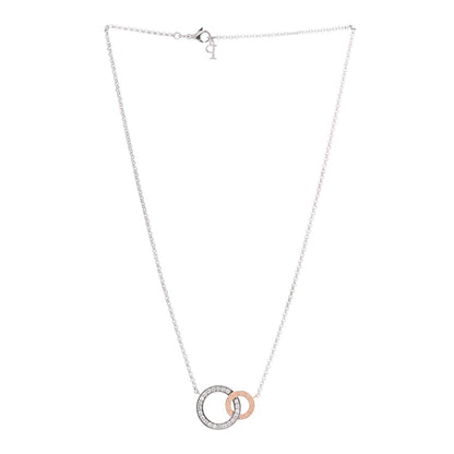 Piaget 18K White Rose Gold Diamond Possession Toi Moi Pendant Necklace 3 of 5