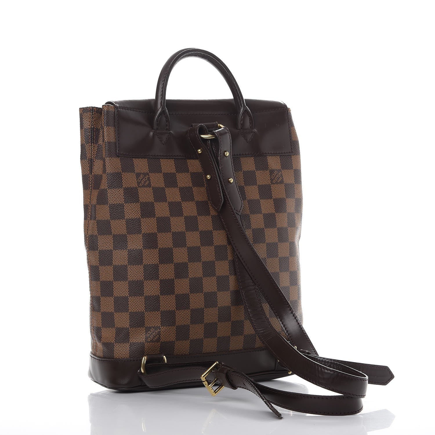 Louis Vuitton Damier Ebene Soho Backpack 3 of 13