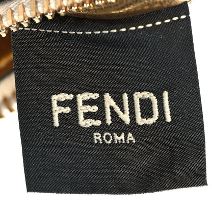 Fendi Vitello Grace Matte Nano Fendigraphy Hobo Charm White Ice 7 of 11