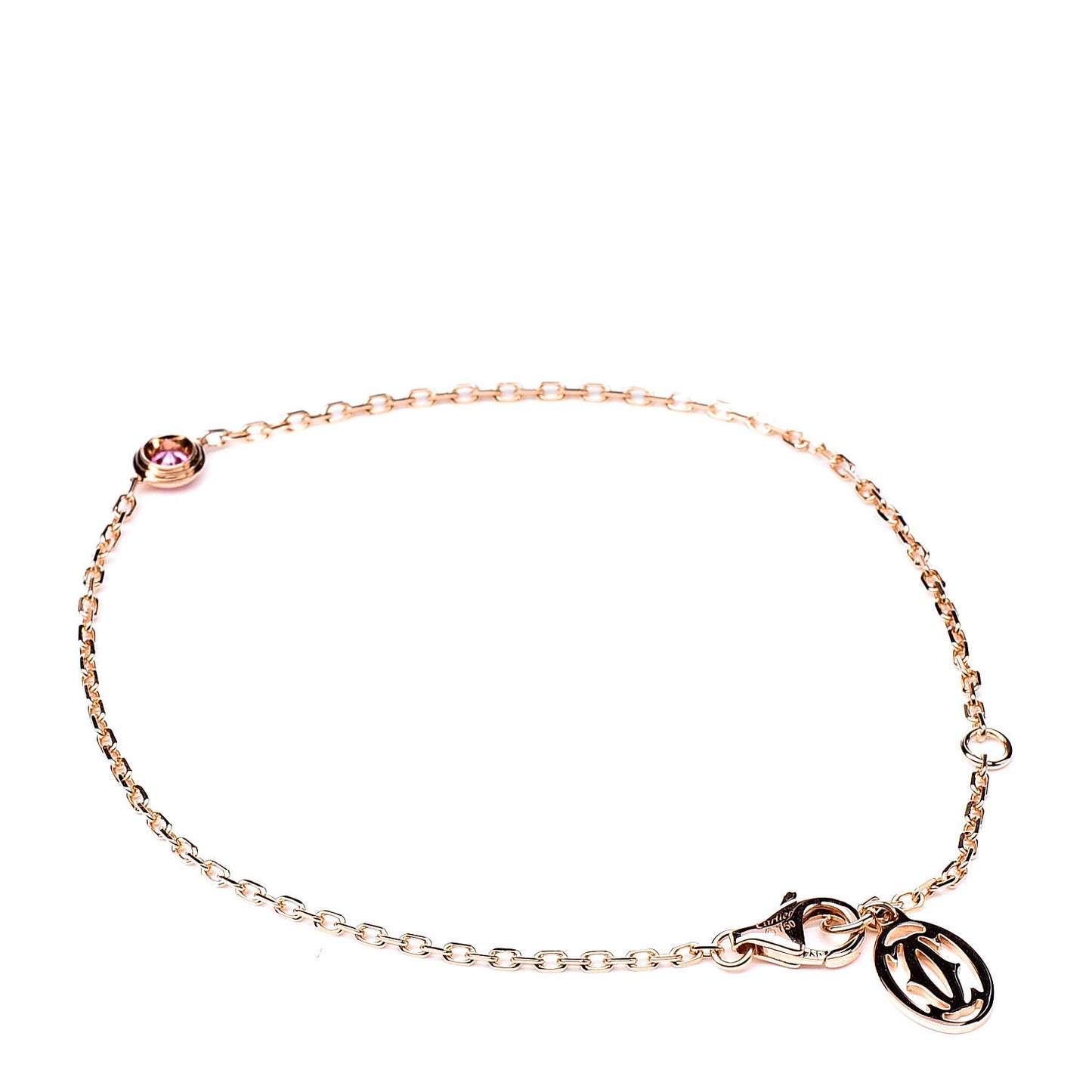 18K Pink Gold Pink Sapphire D'Amour Bracelet