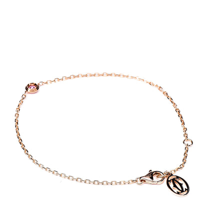 Cartier 18K Pink Gold Pink Sapphire D'Amour Bracelet 3 of 4