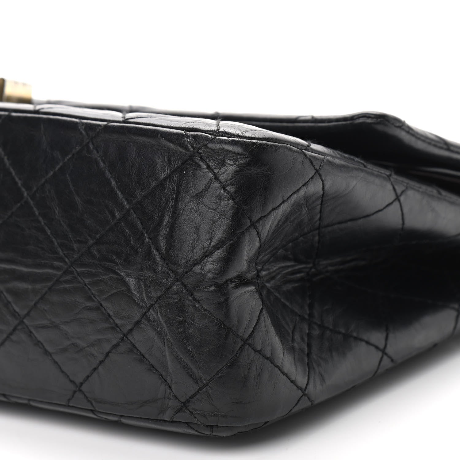 Chanel Aged Calfskin Quilted 2.55 Reissue 226 Flap Black 14 of 14