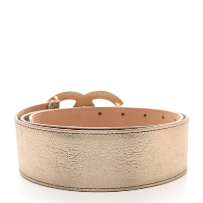 Chanel Metallic Calfskin CC Belt 95 38 Gold 2 of 8
