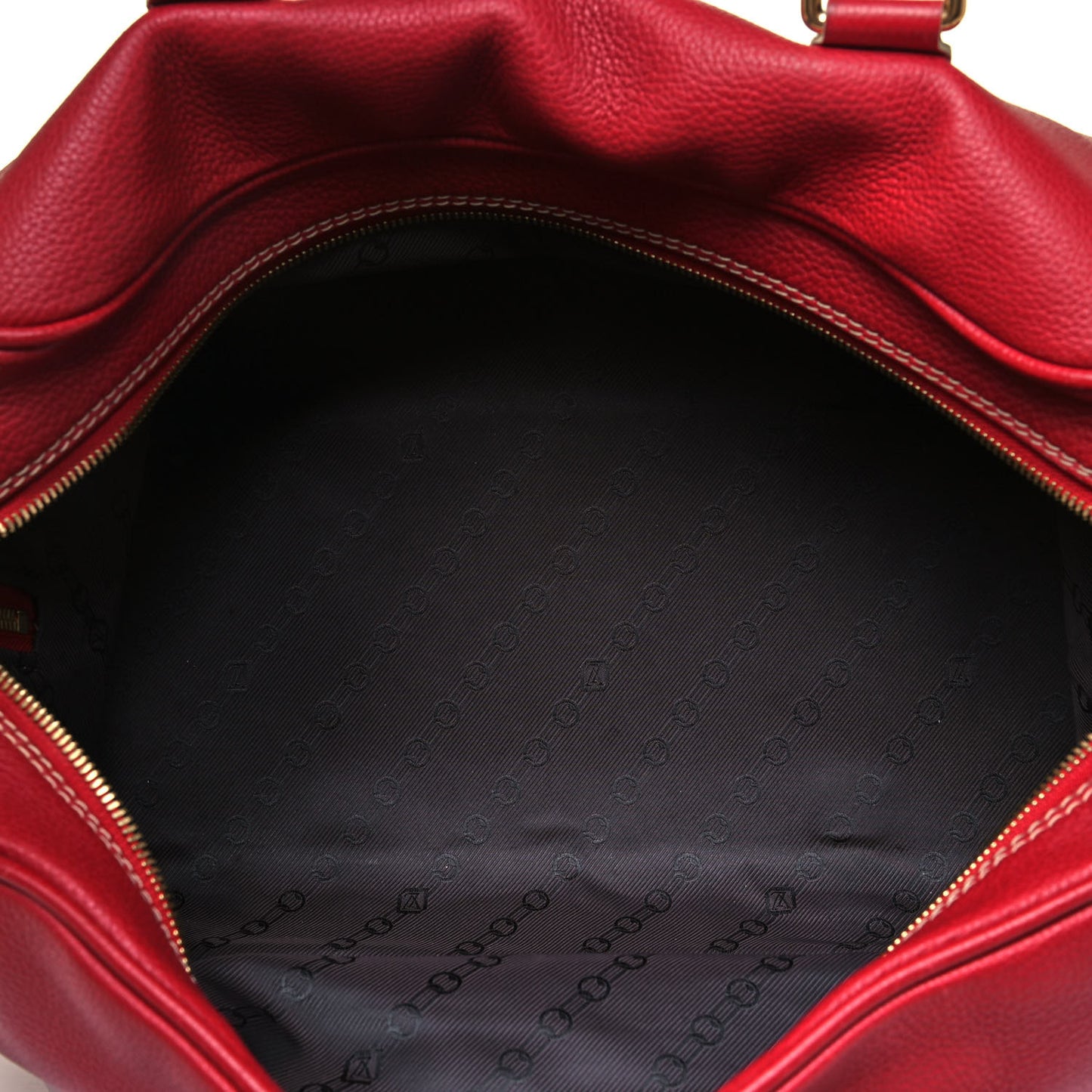 Tobago Leather Carryall Red