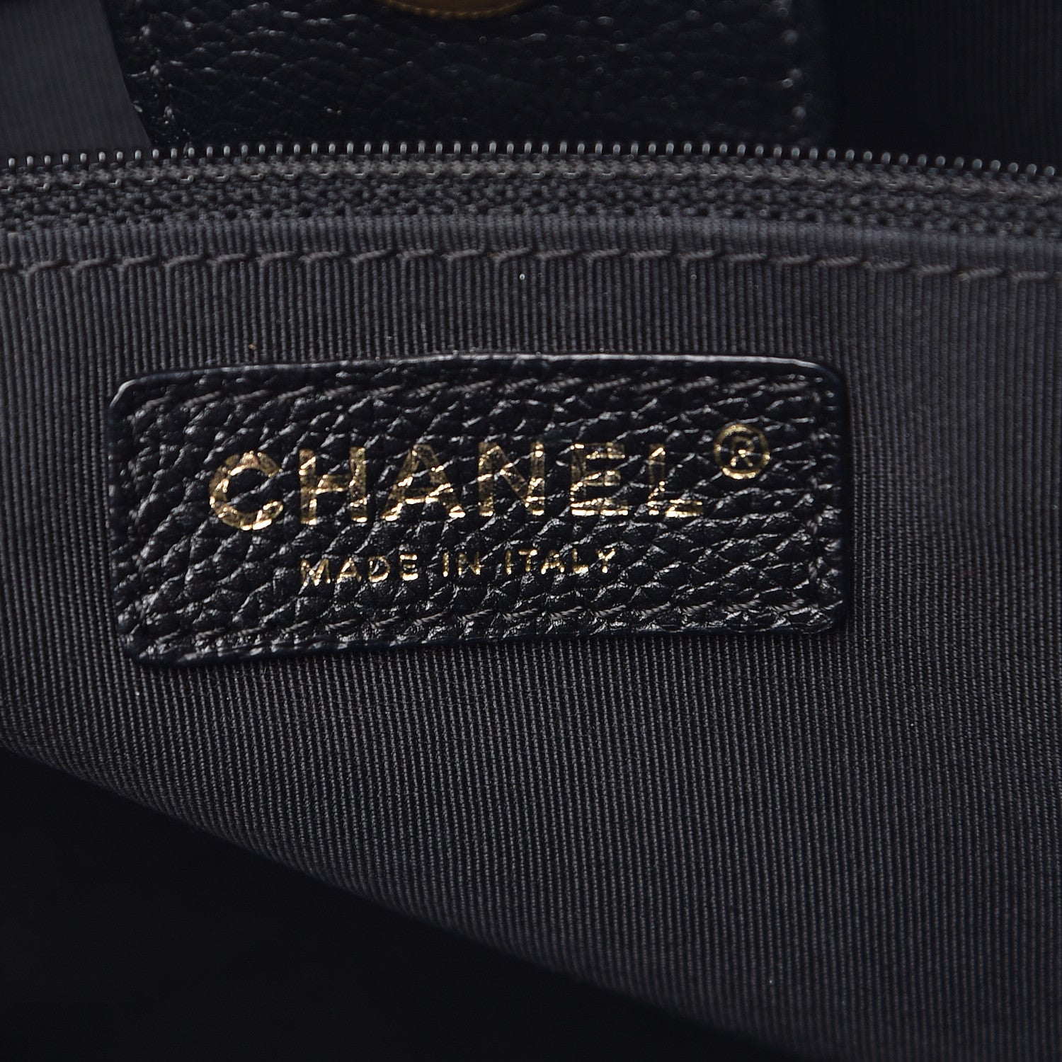 Chanel Calfskin Cerf Executive Shopper Tote Black 6 of 19