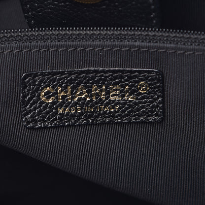 Chanel Calfskin Cerf Executive Shopper Tote Black 6 of 19