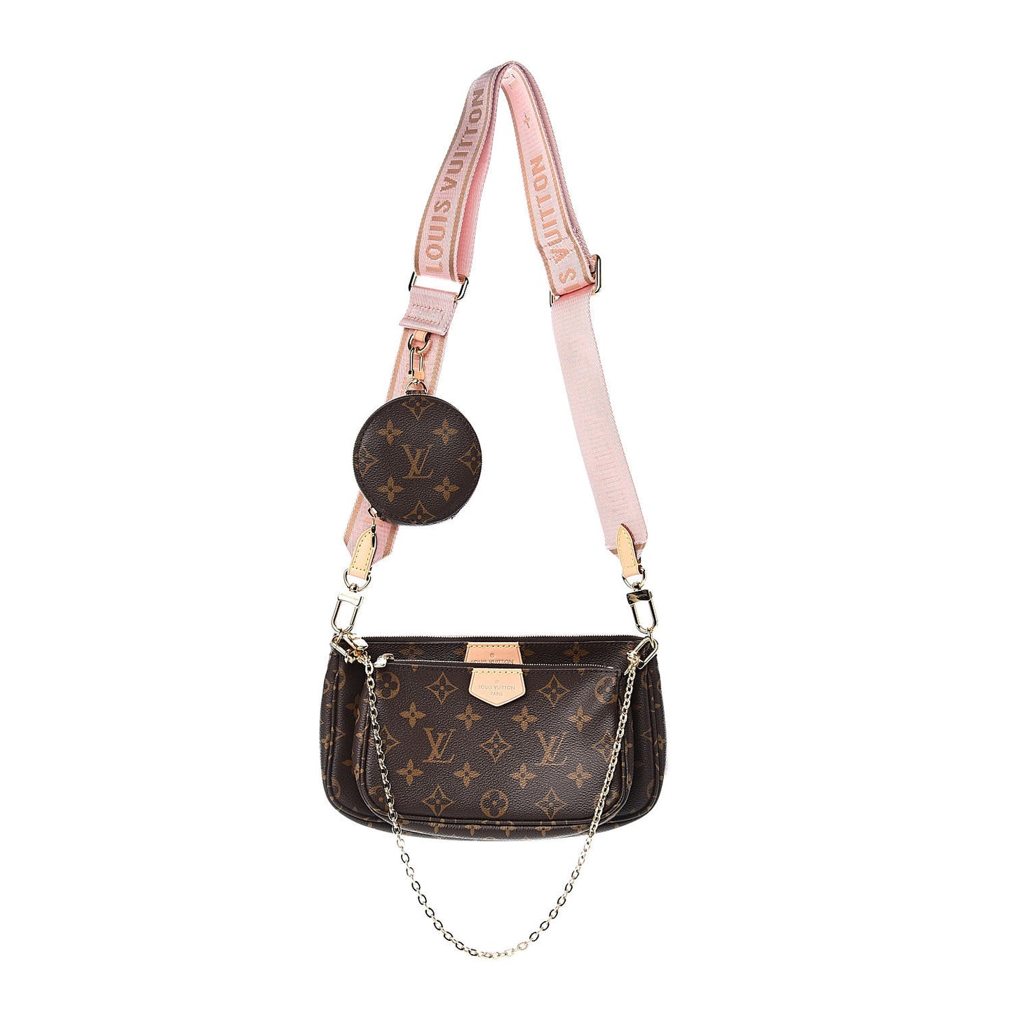 Monogram Multi Pochette Accessories Rose Clair