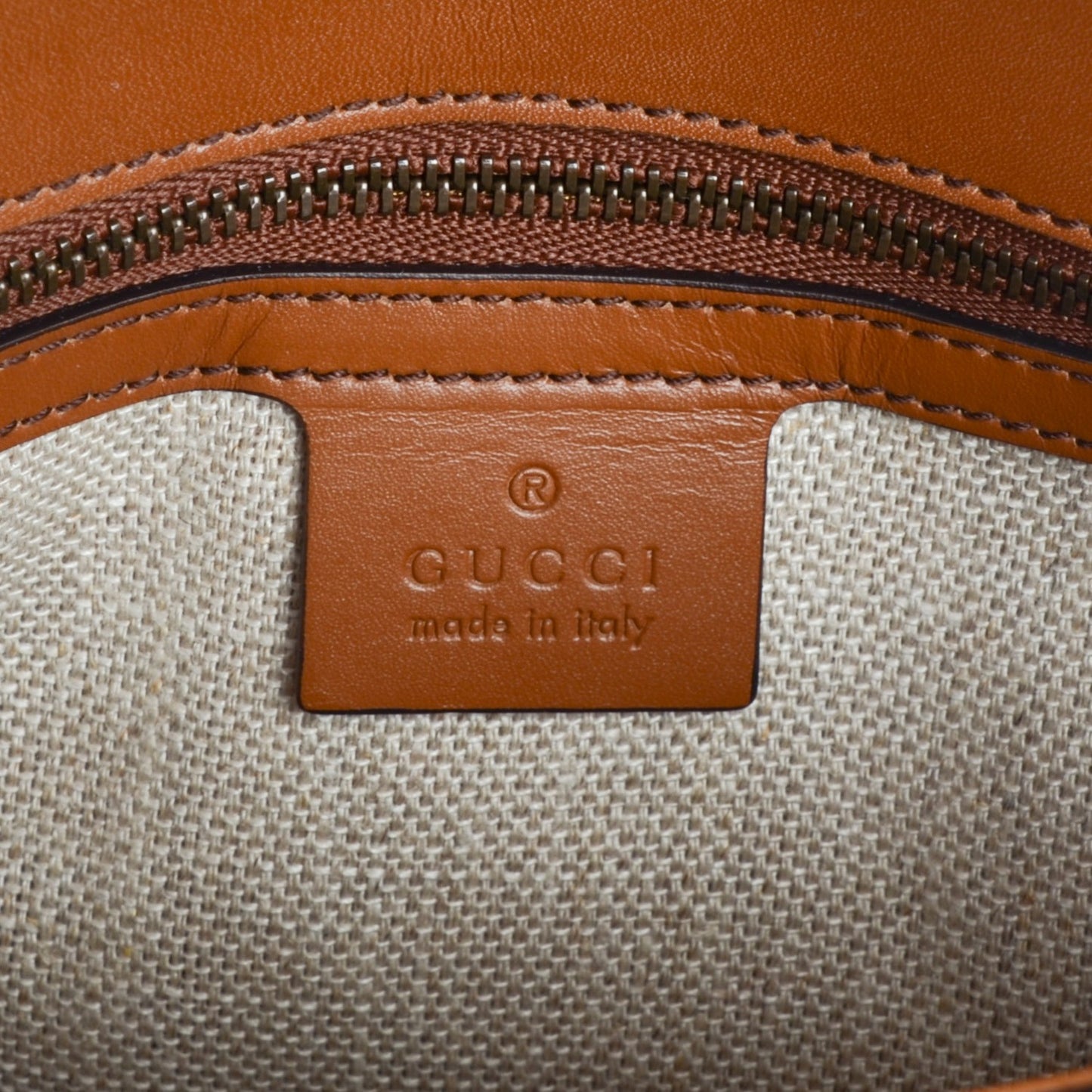 Calfskin Medium Lady Web Shoulder Bag Cuir
