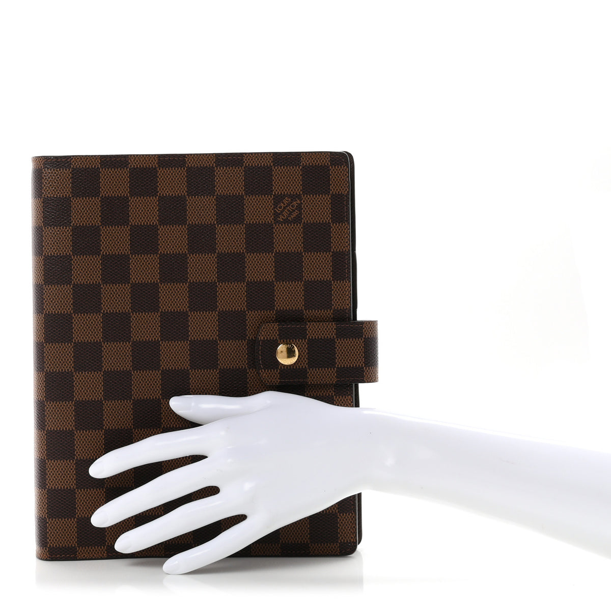 Damier Ebene Large Ring Agenda Cover