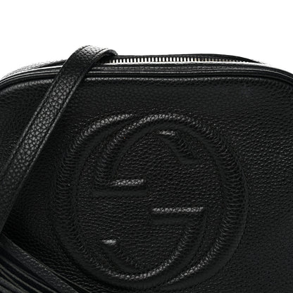 Gucci Pebbled Calfskin Small Soho Disco Bag Black 7 of 13