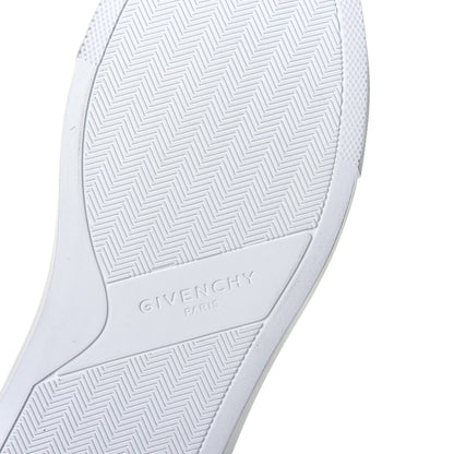 Givenchy Calfskin Logo Chain Print Womens Urban Street Sneakers 36.5 White 7 of 9