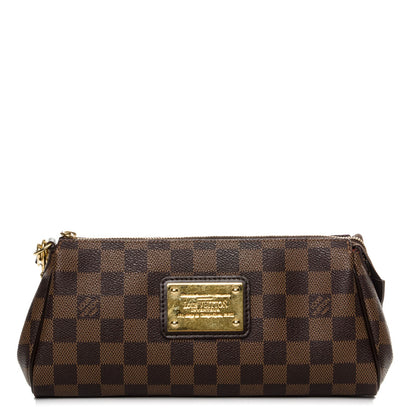 Louis Vuitton Damier Ebene Eva Clutch 1 of 7