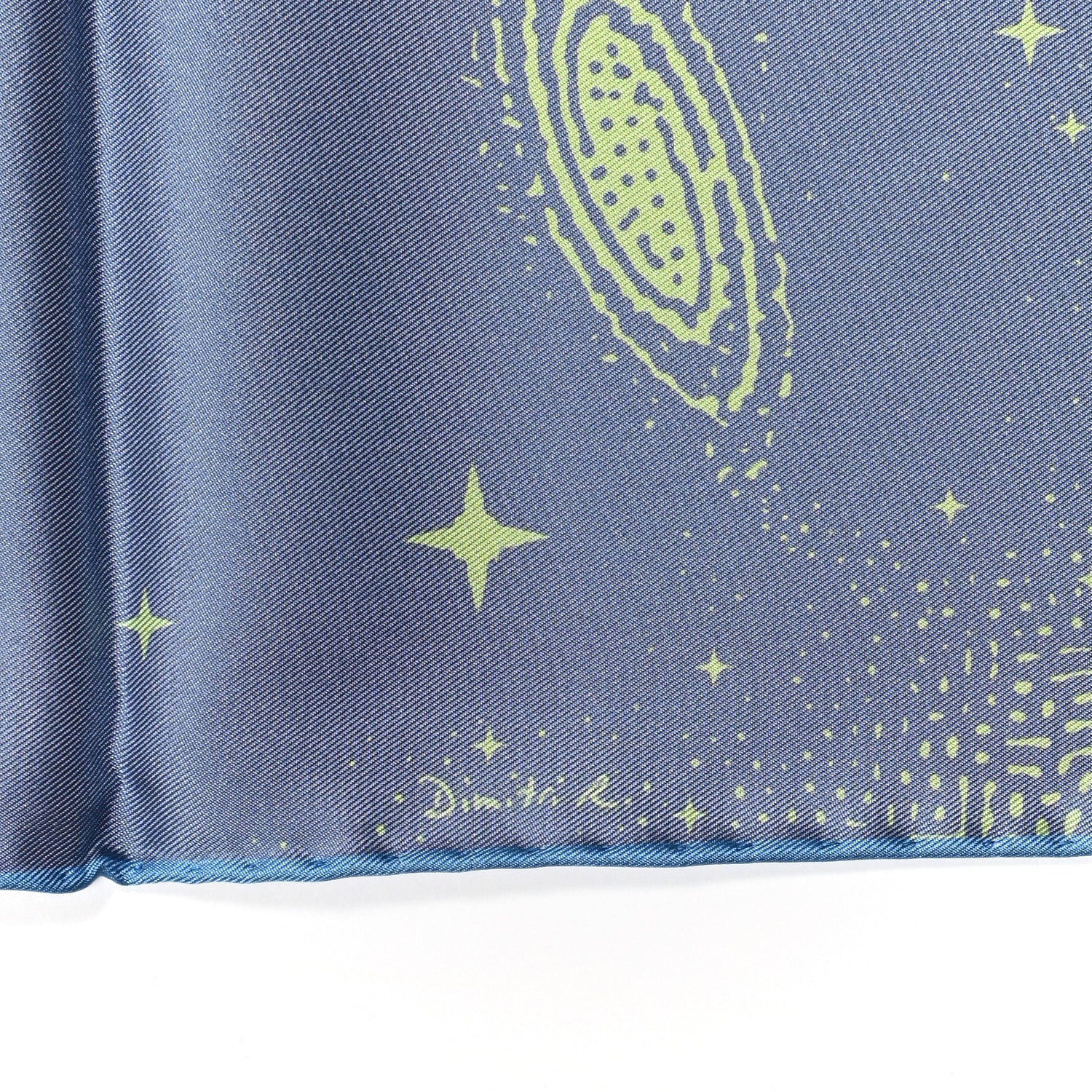 Hermes Silk Double Face Clair De Lune Scarf 90 Vieux Rose Jaune 10 of 10