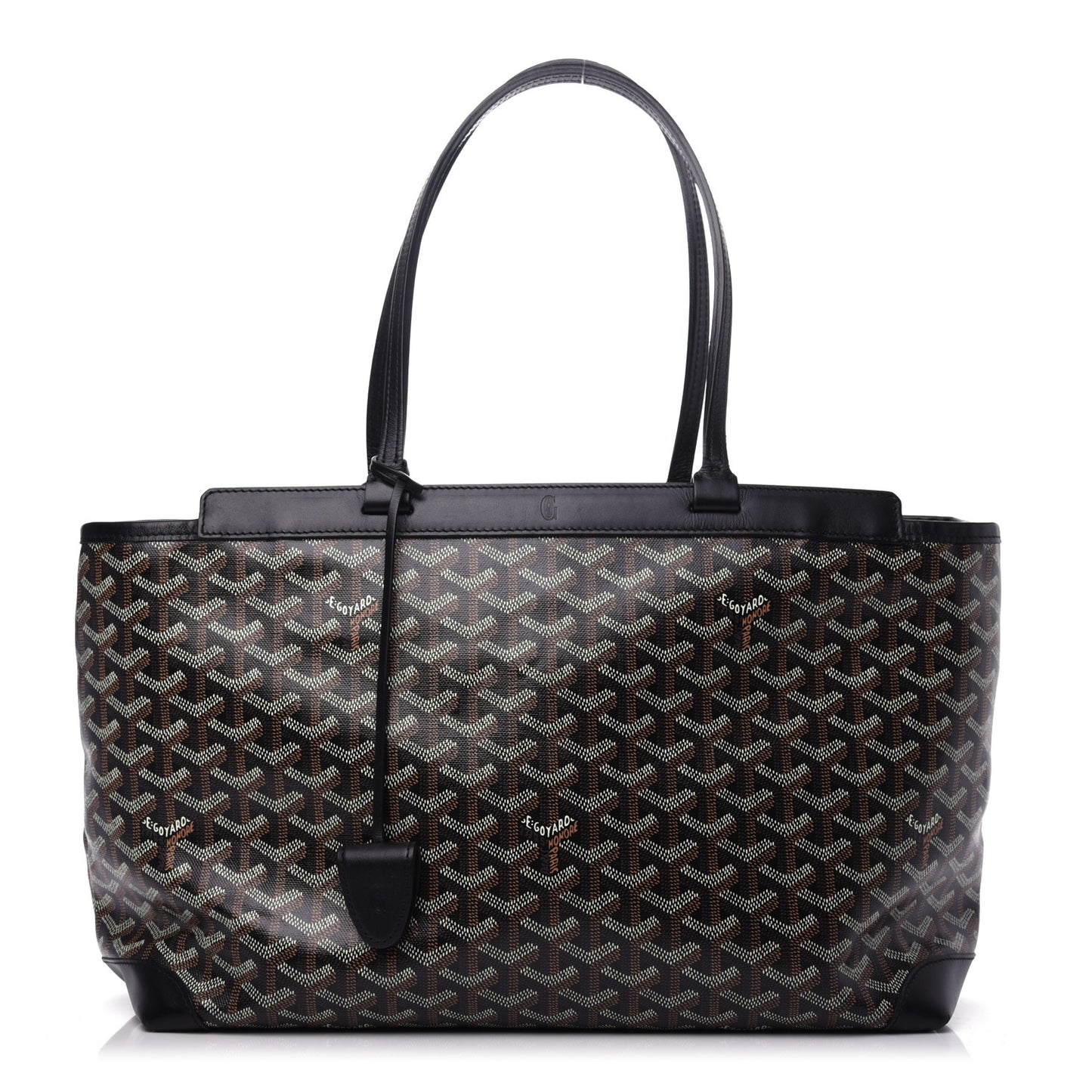 Goyardine Bellechasse Biaude MM Tote Black