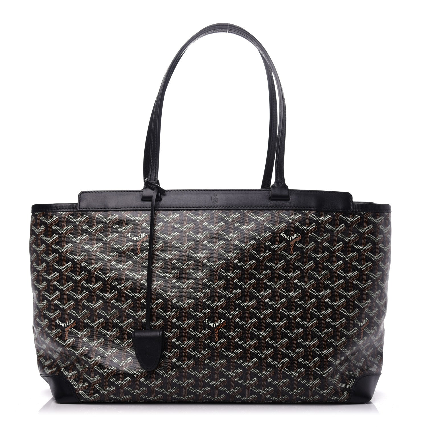 Goyard Goyardine Bellechasse Biaude MM Tote Black 1 of 8