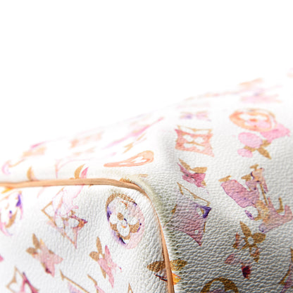 Louis Vuitton Watercolor Aquarelle Speedy 35 White 8 of 15