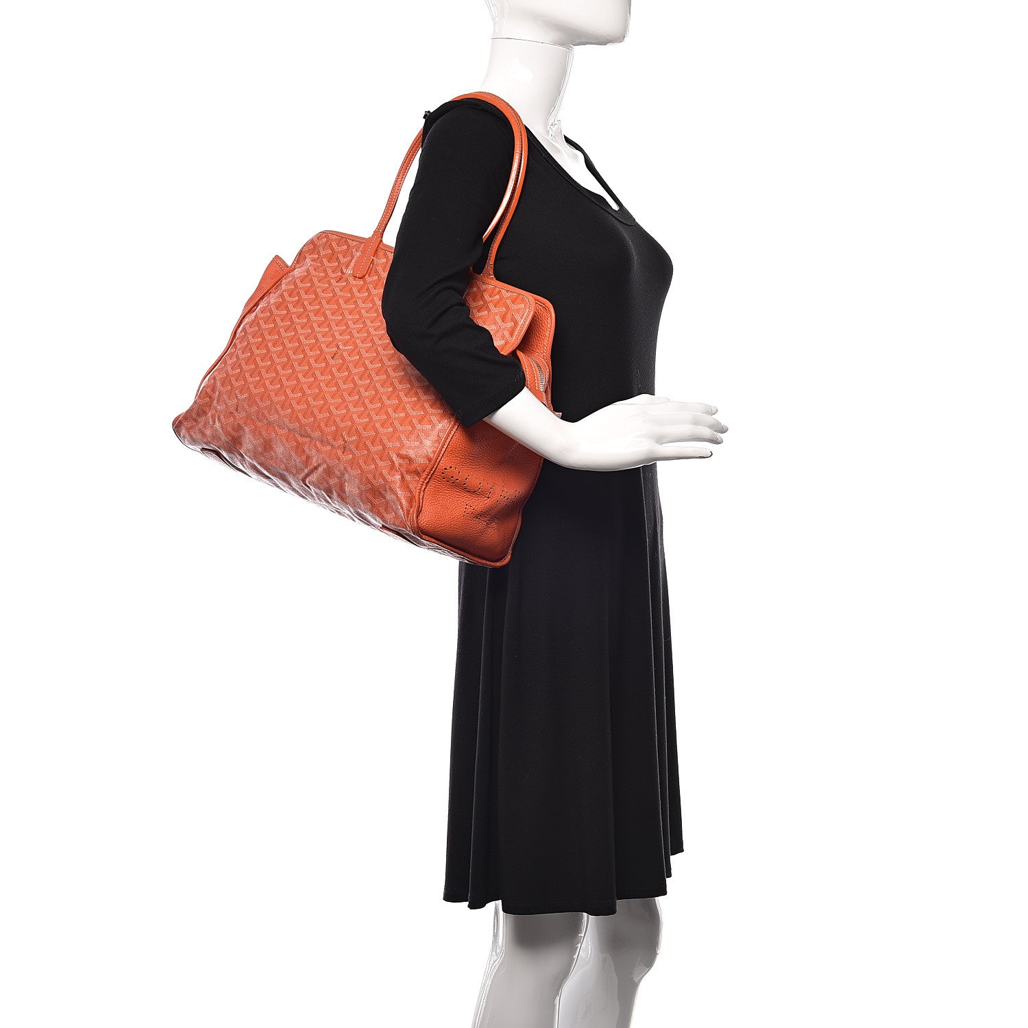 Goyard Goyardine Sac Hardy Pet Carrier PM Orange 2 of 36