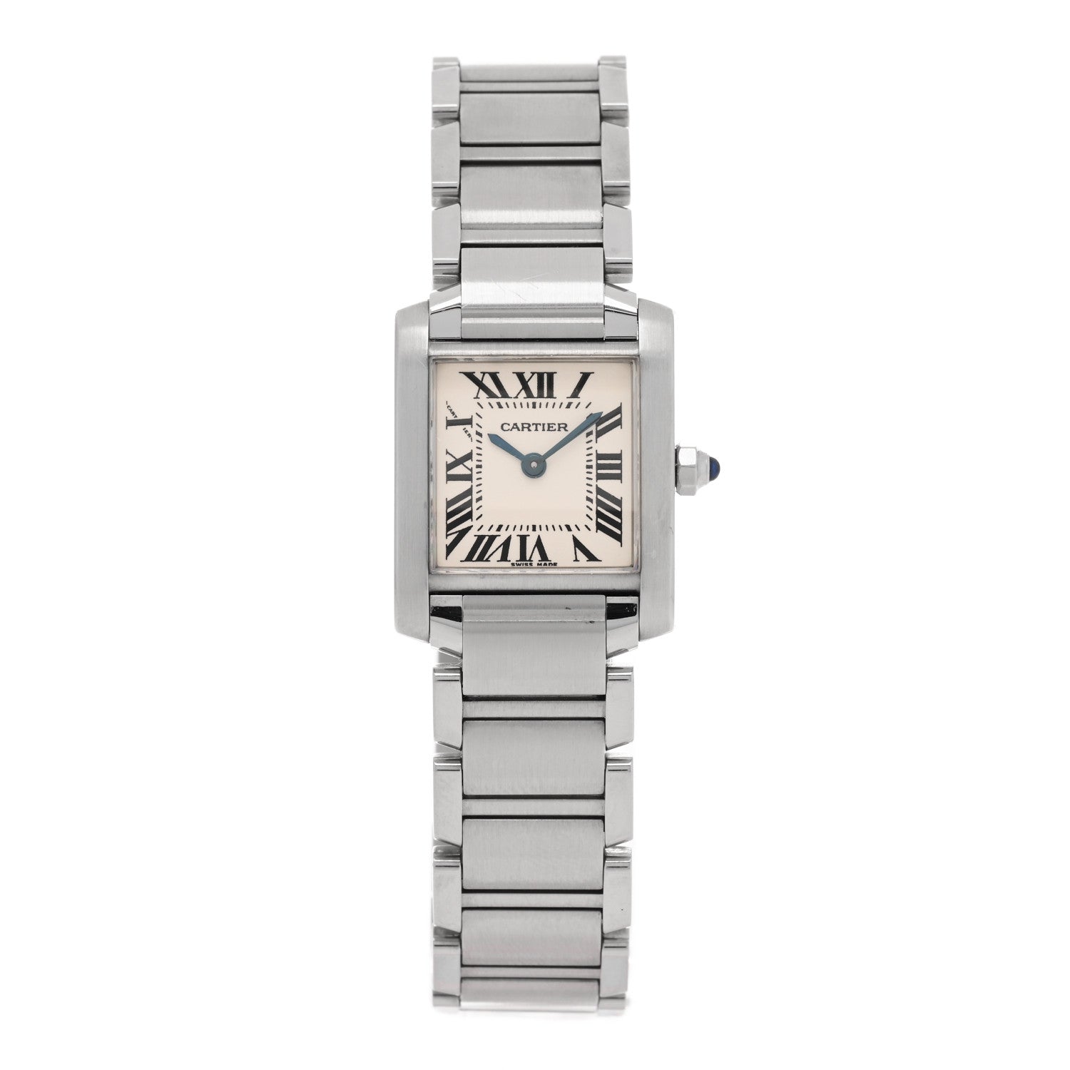 Cartier Stainless Steel 20mm Tank Francaise Quartz Watch 1 of 4