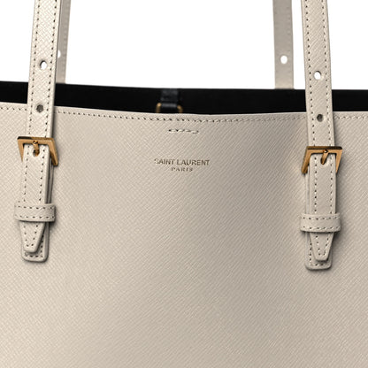 Saint Laurent Grained Calfskin Large Shopping Tote Vintage Black 9 of 11