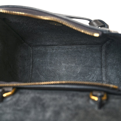 Celine Grained Calfskin Nano Belt Bag Grey 5 of 12