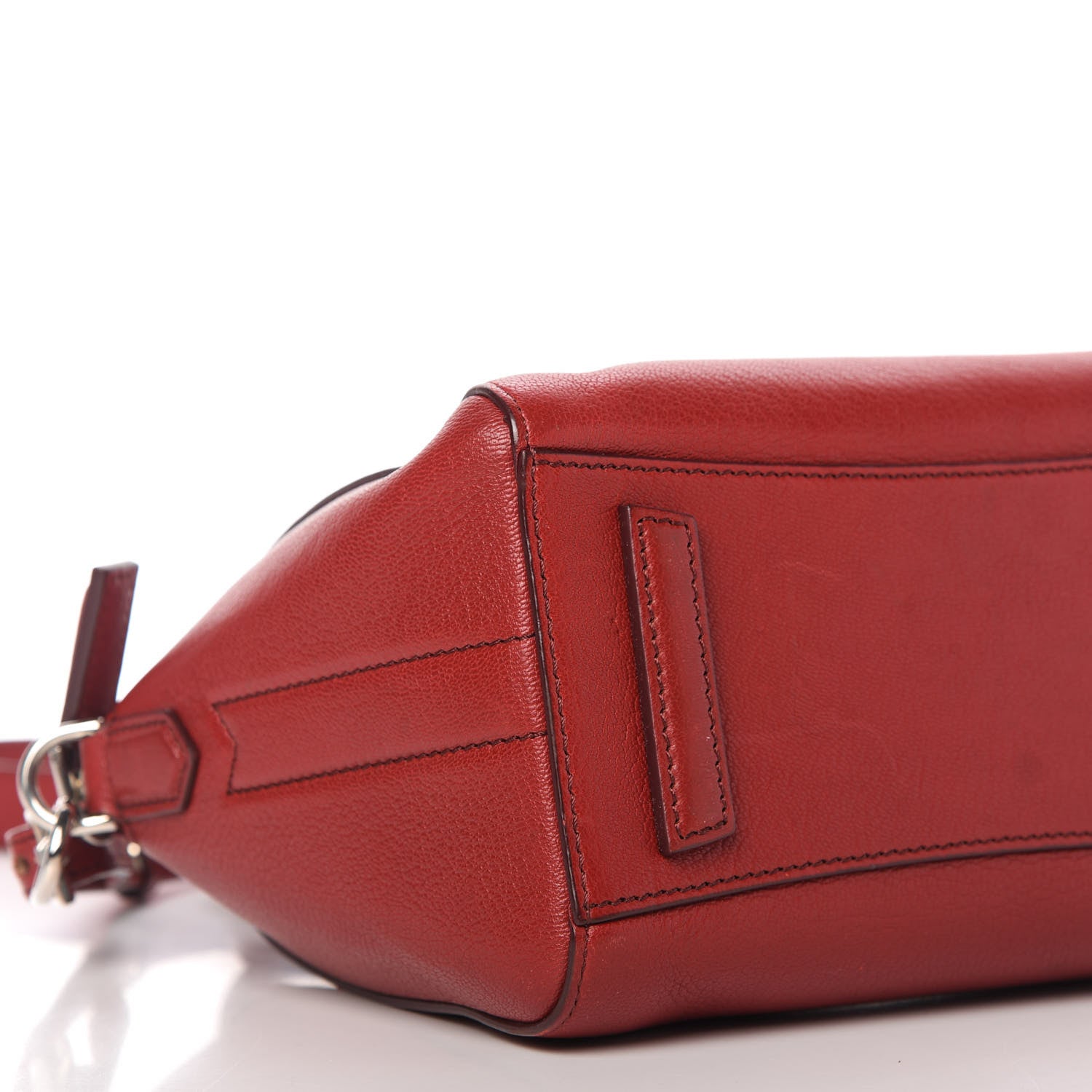 Givenchy Sugar Goatskin Mini Antigona Dark Red 6 of 10