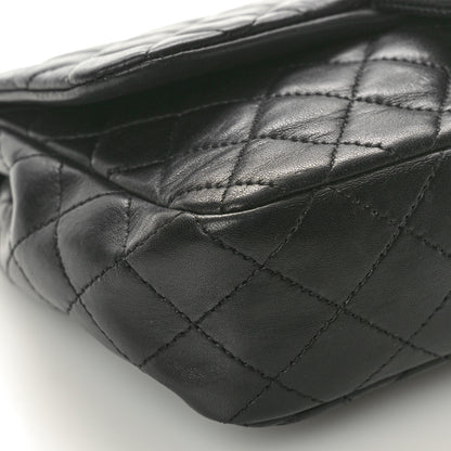 Chanel Lambskin Quilted Medium Westminster Pearl Flap Black 9 of 10