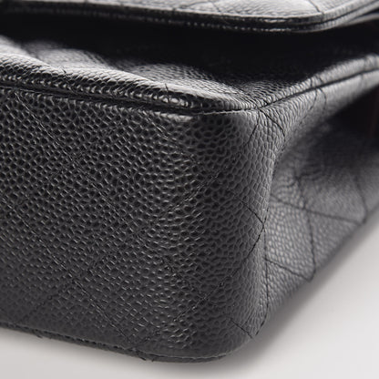 Chanel Caviar Quilted Medium Double Flap Black 6 of 10