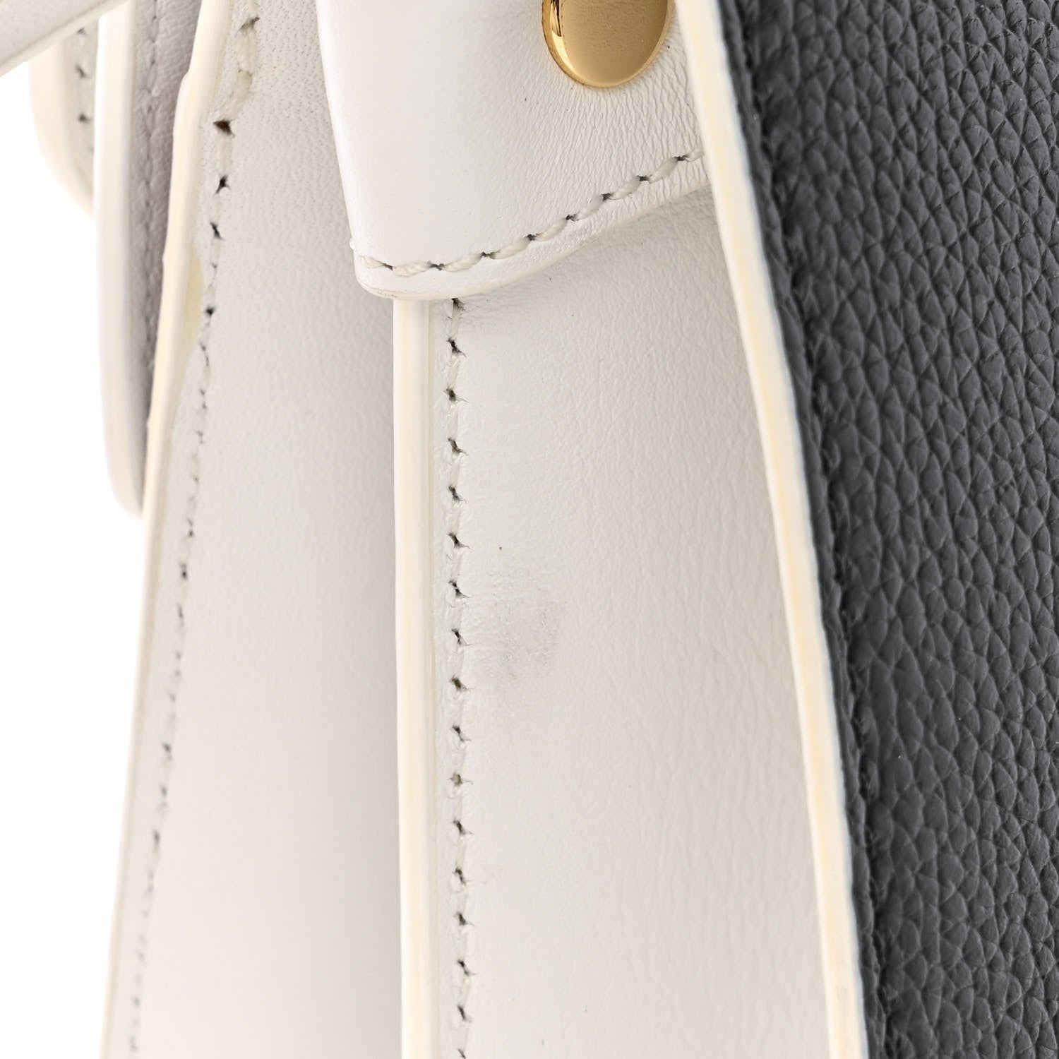 MCM Visetos Calfskin Small Patricia Crossbody Bag Cognac White Black 12 of 15