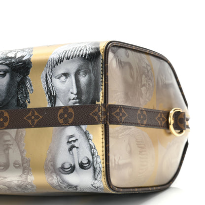 Louis Vuitton X FORNASETTI Calfskin Fornasetti Speedy Bandouliere 25 Gold 9 of 10