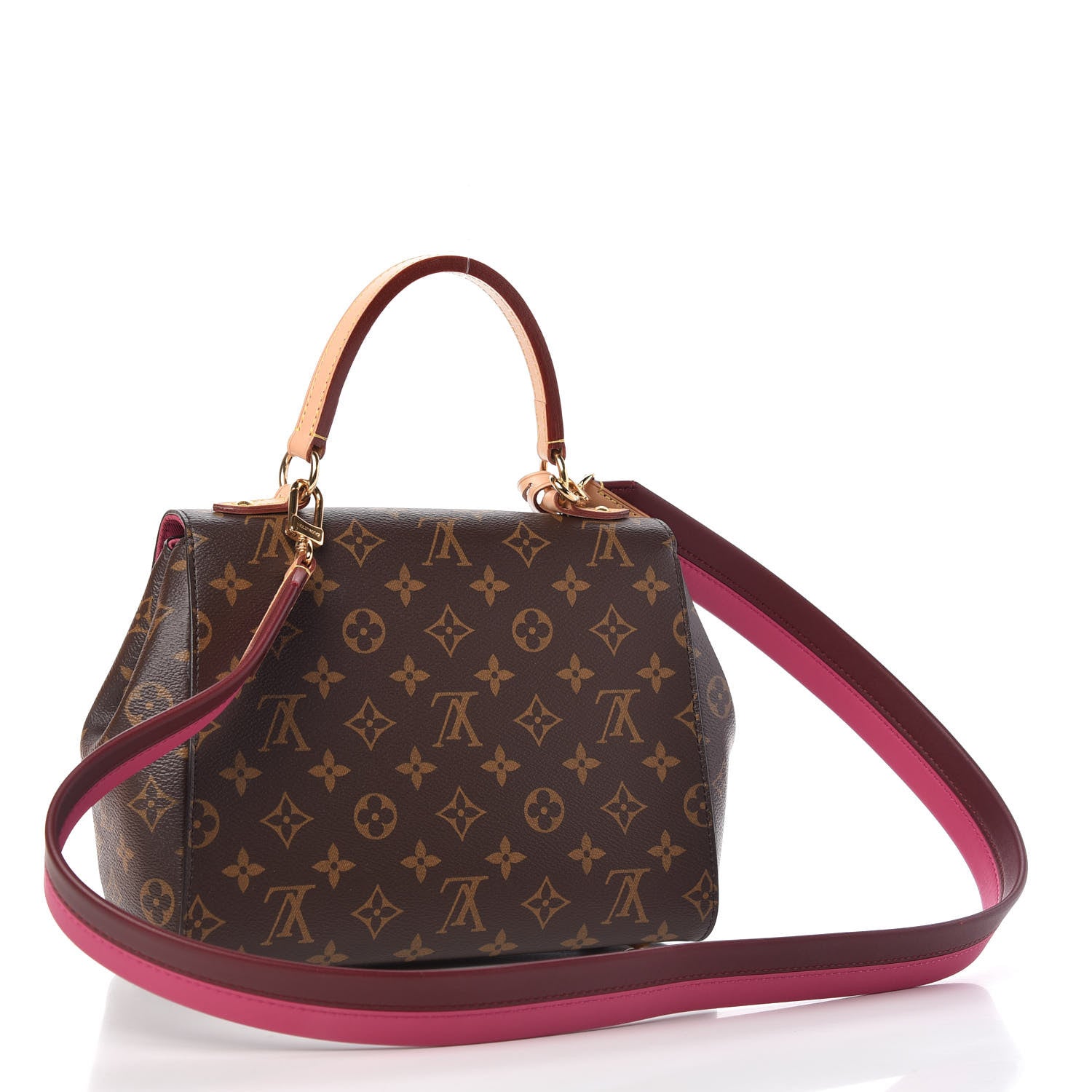 Louis Vuitton Monogram Cluny BB Bordeaux Fuchsia 3 of 11