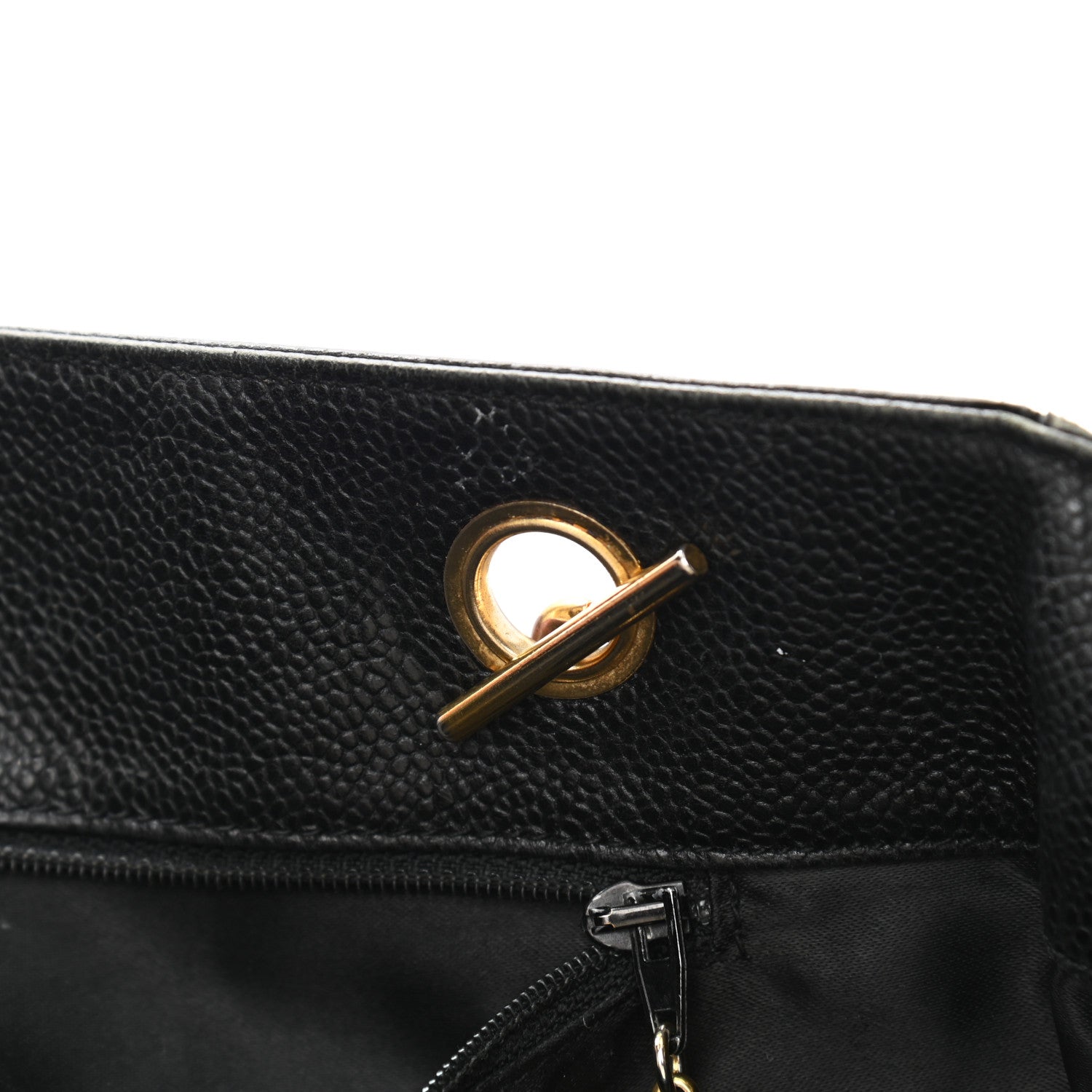Chanel Caviar CC Shoulder Bag Black 13 of 16