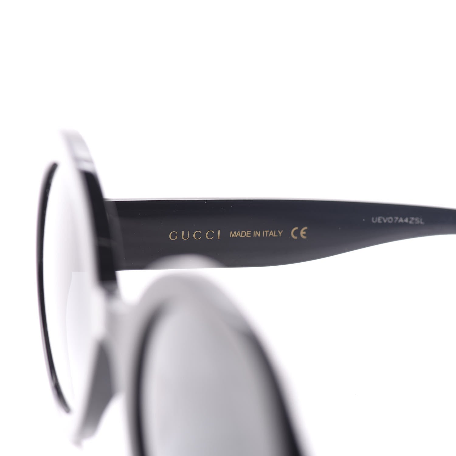 Gucci Acetate Round GG Sunglasses GG0319S Black 7 of 11