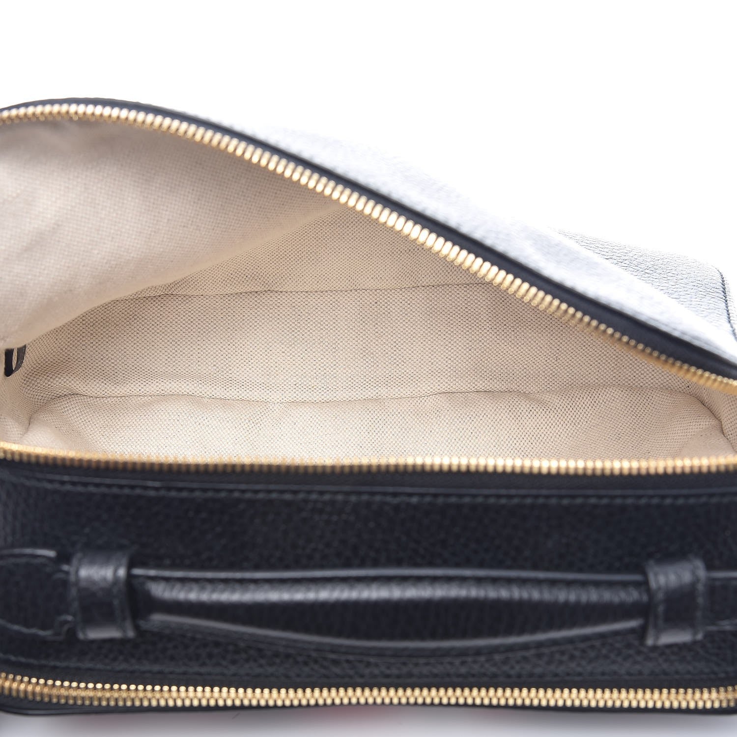 Gucci Grained Calfskin Sylvie Web Kingsnake Small Camera Bag Black Multicolor 6 of 8
