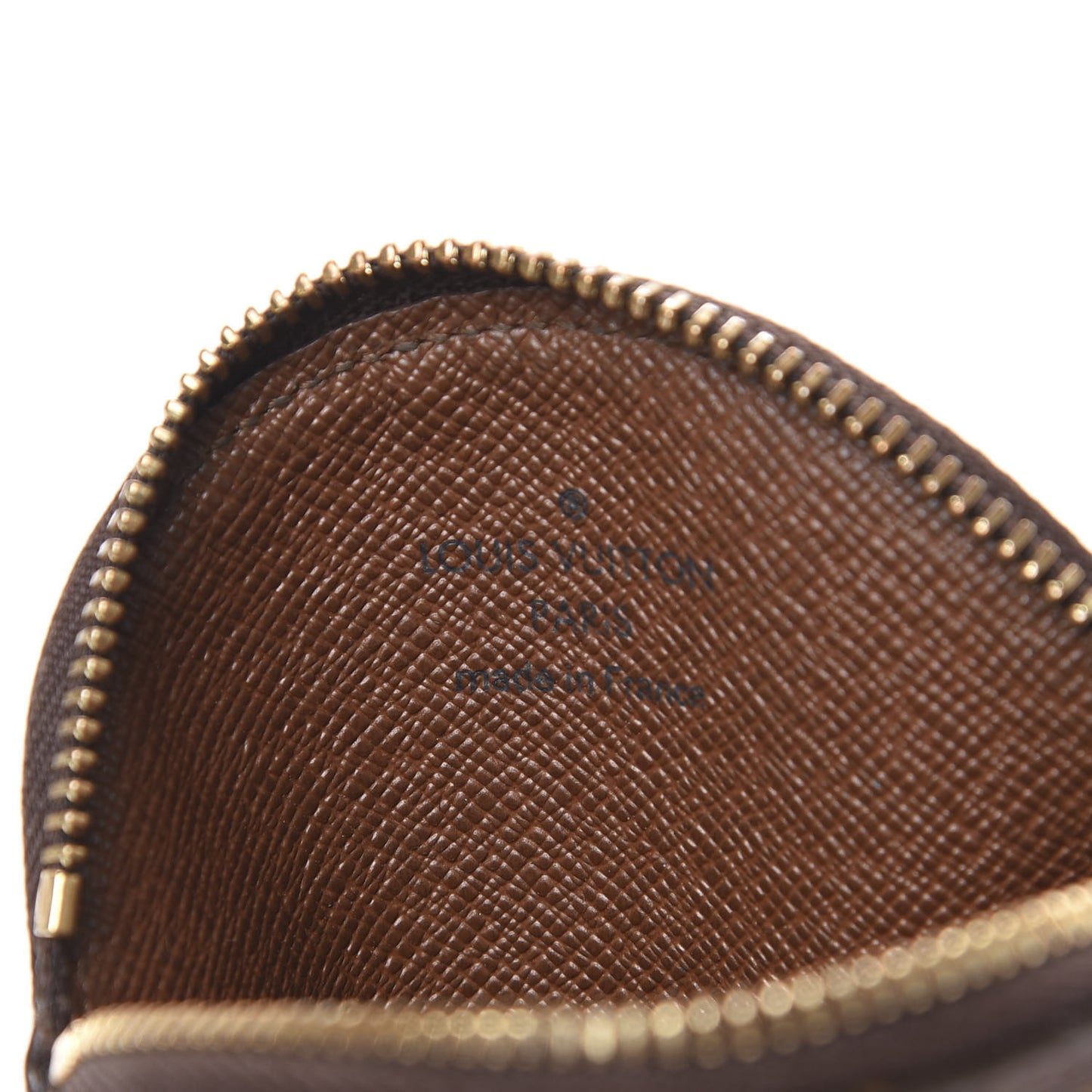 Monogram Round Coin Purse