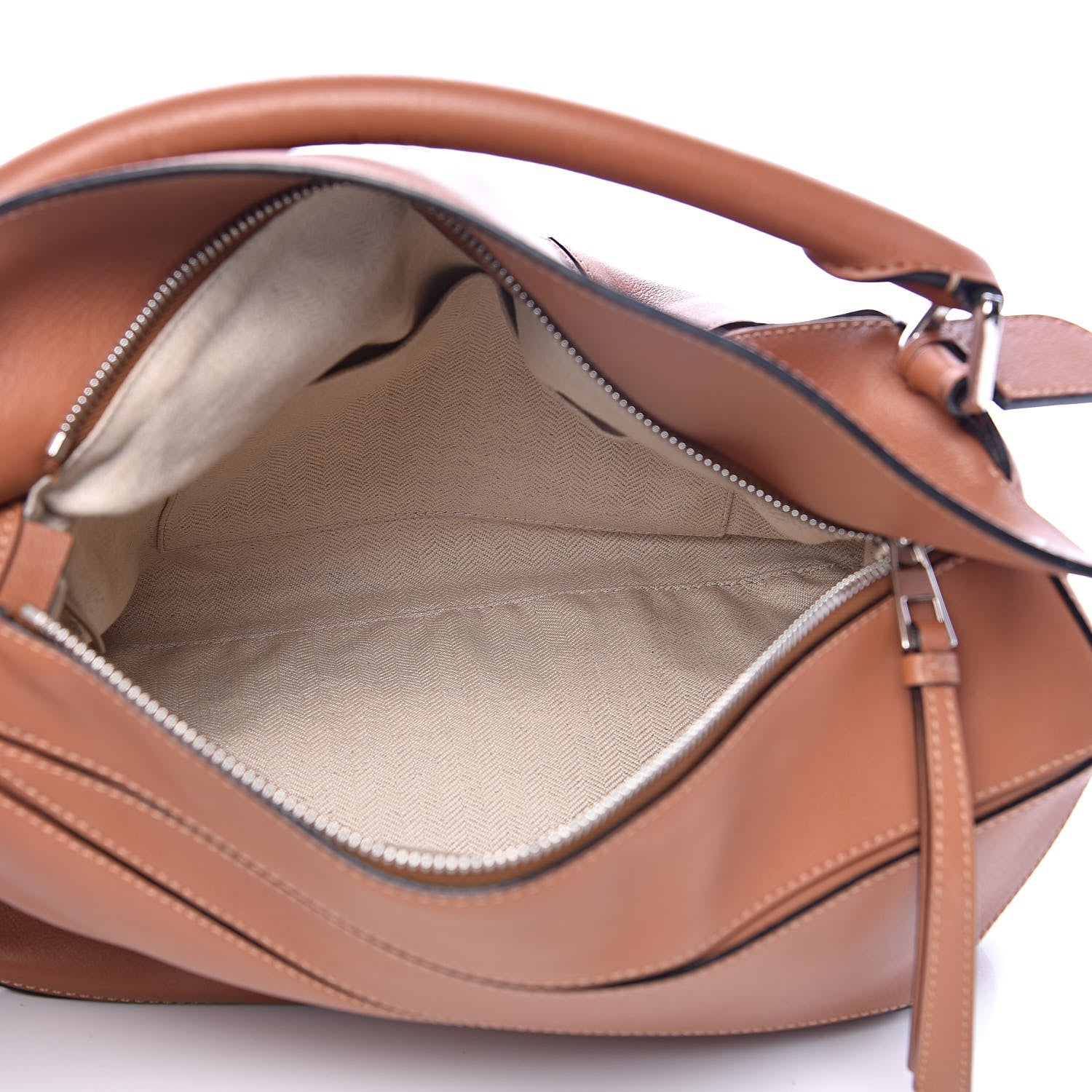 Loewe Calfskin Medium Puzzle Bag Tan 5 of 15