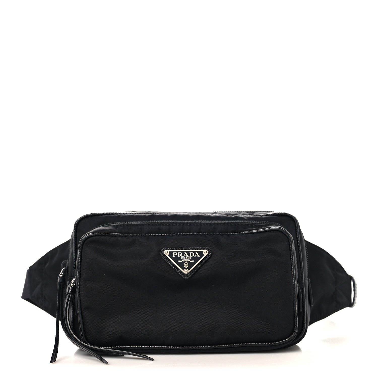 Prada Tessuto Nylon Belt Bag Black 1 of 10