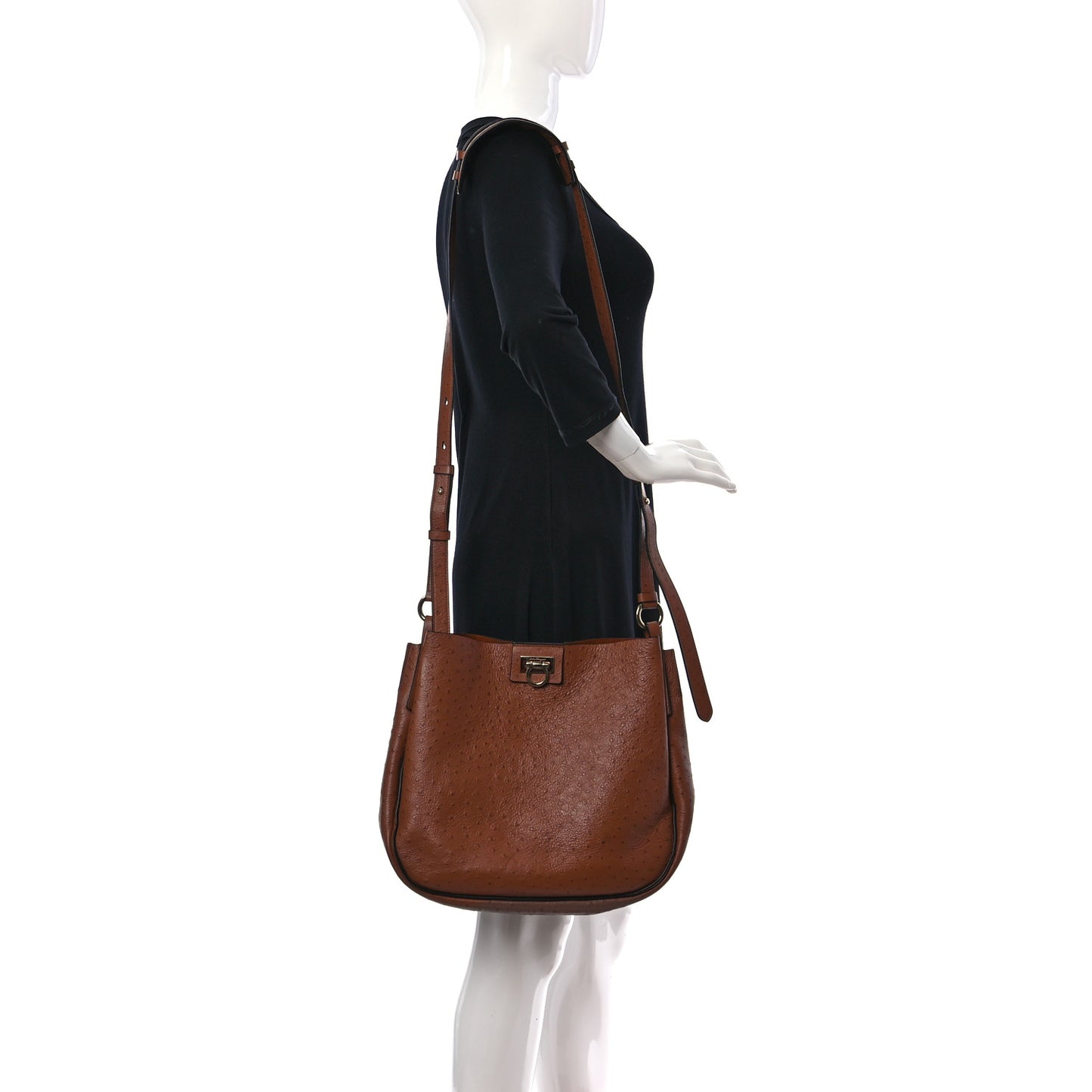 Ostrich Reverse Hobo Brown