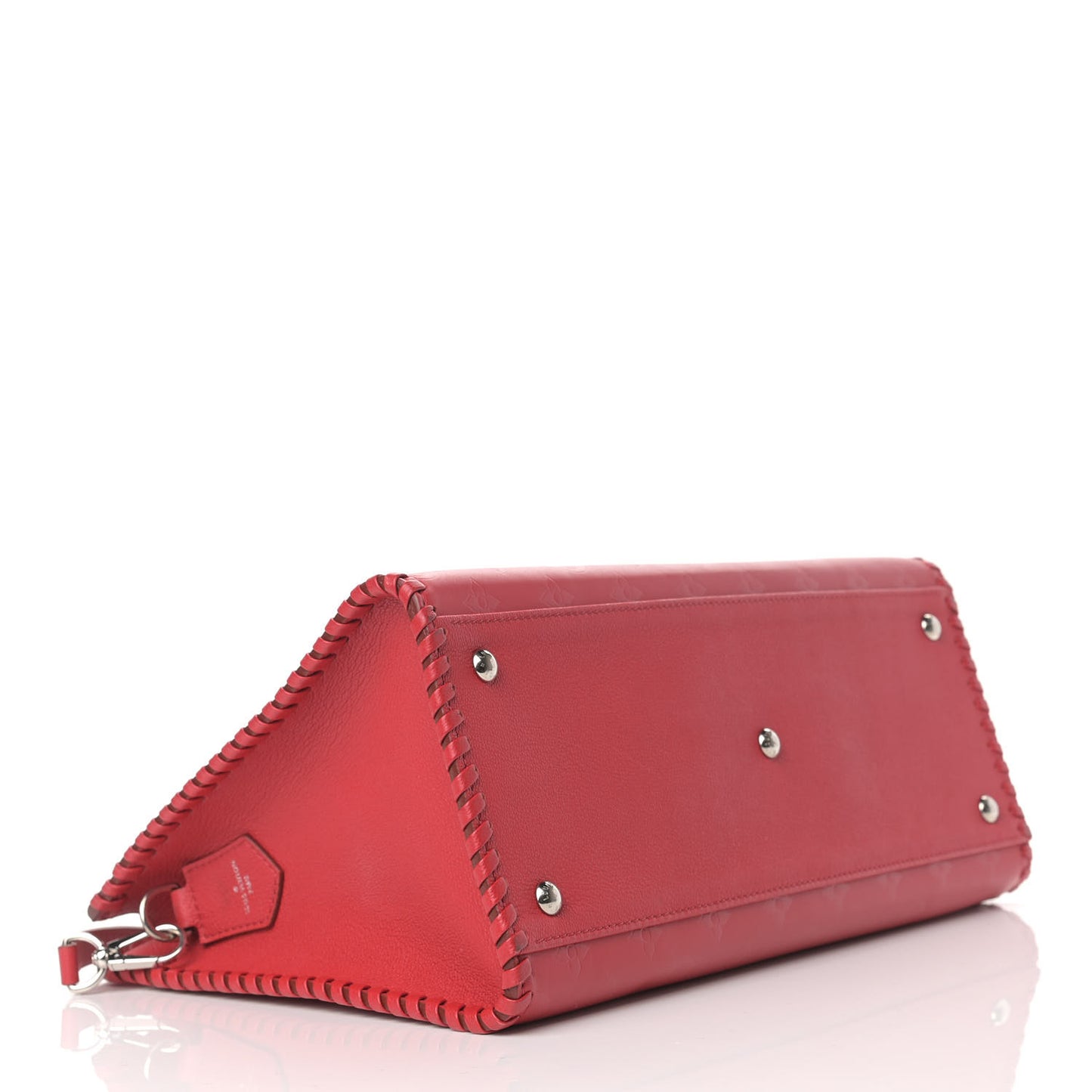 Monogram Cuir Plume Very Zipped Tote Rubis
