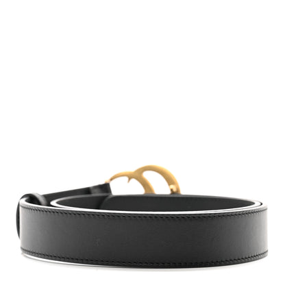 Gucci Calfskin Double G 30mm Belt 75 30 Black 2 of 7