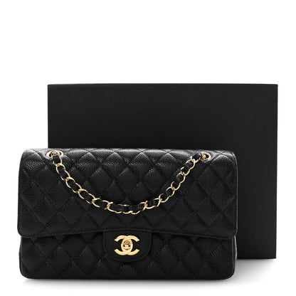 Chanel Caviar Quilted Medium Double Flap Black 12 of 12