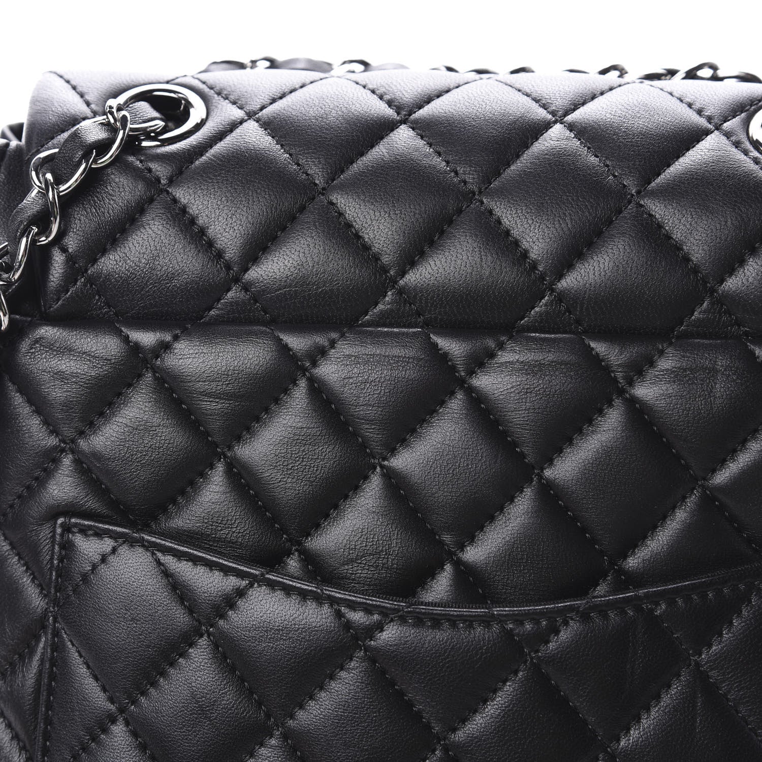 Chanel Lambskin Quilted Small Urban Spirit Backpack Black 12 of 14