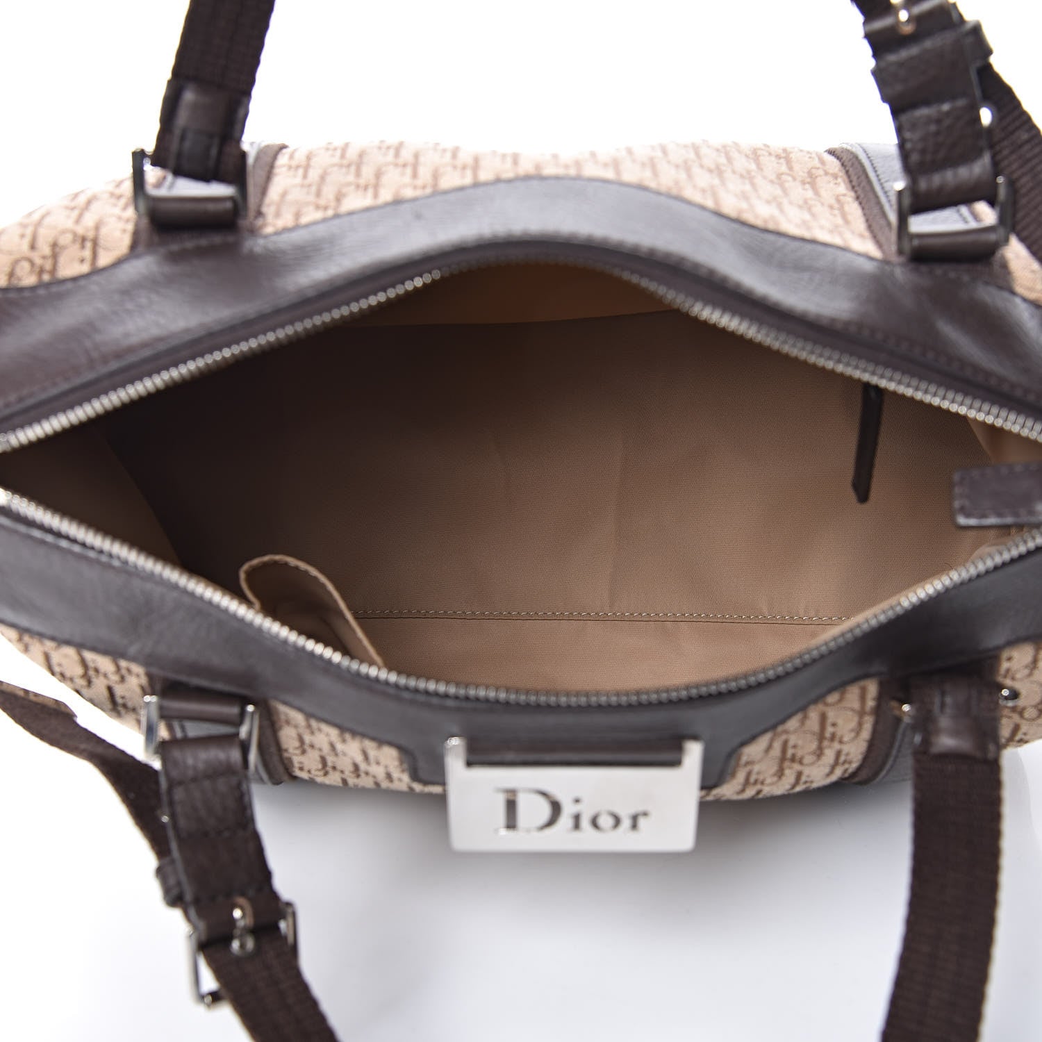 Christian Dior Monogram Boston Brown 5 of 12