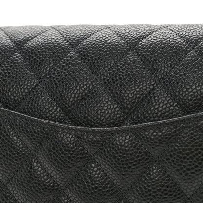 Chanel Caviar Quilted Medium Double Flap Black 11 of 11