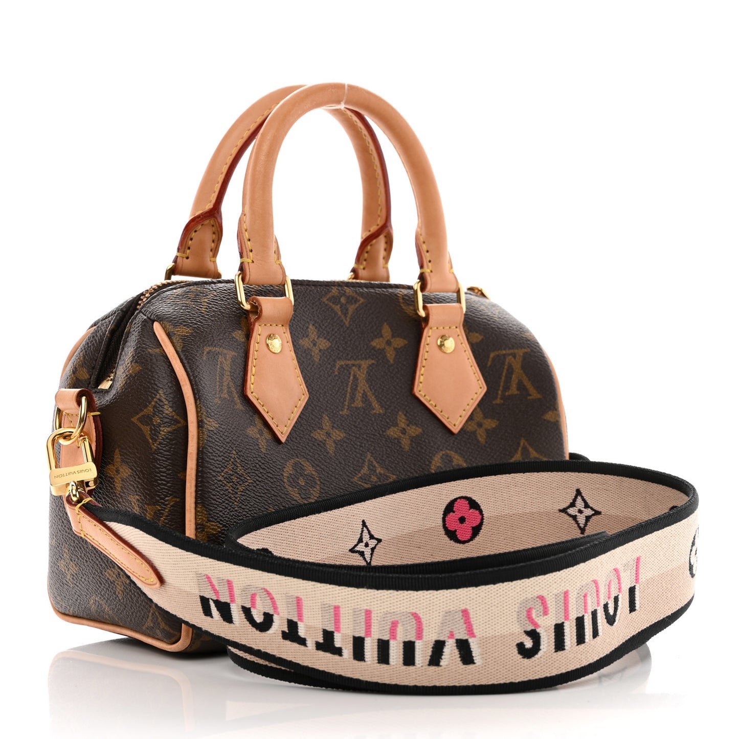 Monogram Speedy Bandouliere 20 Black